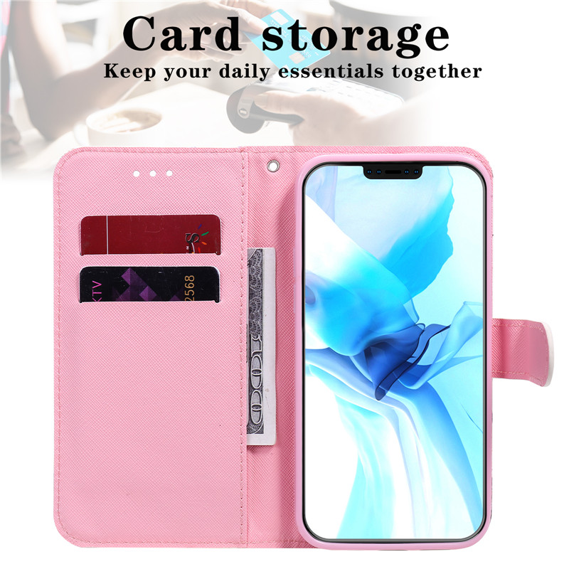 Bao Da Nắp Gập Có Ngăn Đựng Thẻ In Hình Thú 3d Dễ Thương Cho Huawei P30 Pro Nova 4e 2i Mate 20 Mate 10 Lite