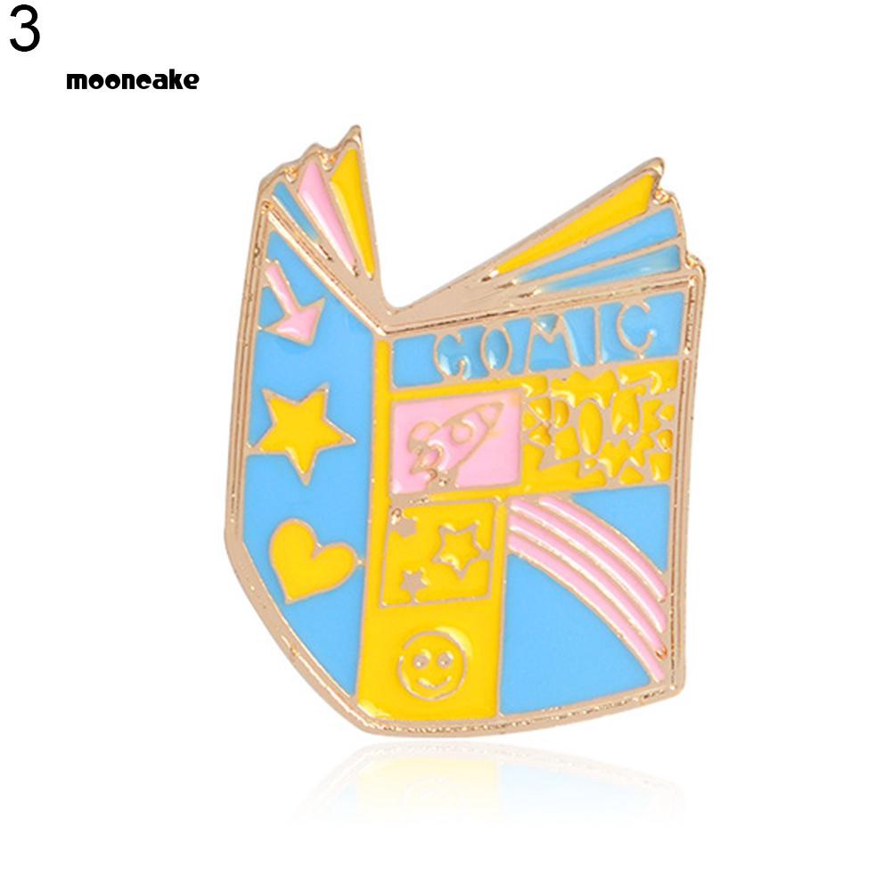 Ghim cài áo hình sách/khung đối thoại dễ thương cho nữ