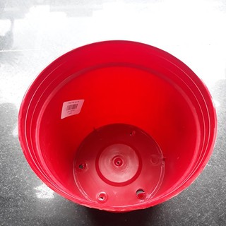 Combo 5 Chậu nhựa vân gỗ 18 (18cmx13.5cm)