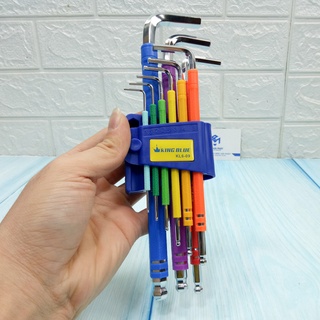 Bộ lục giác đầu bi 9 cái kingblue kl6-09