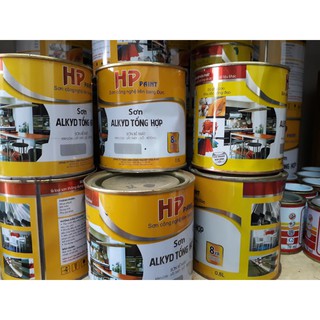 Sơn Alkyd tổng hợp HP paint 800gr (Liên hệ shop để chọn mầu)