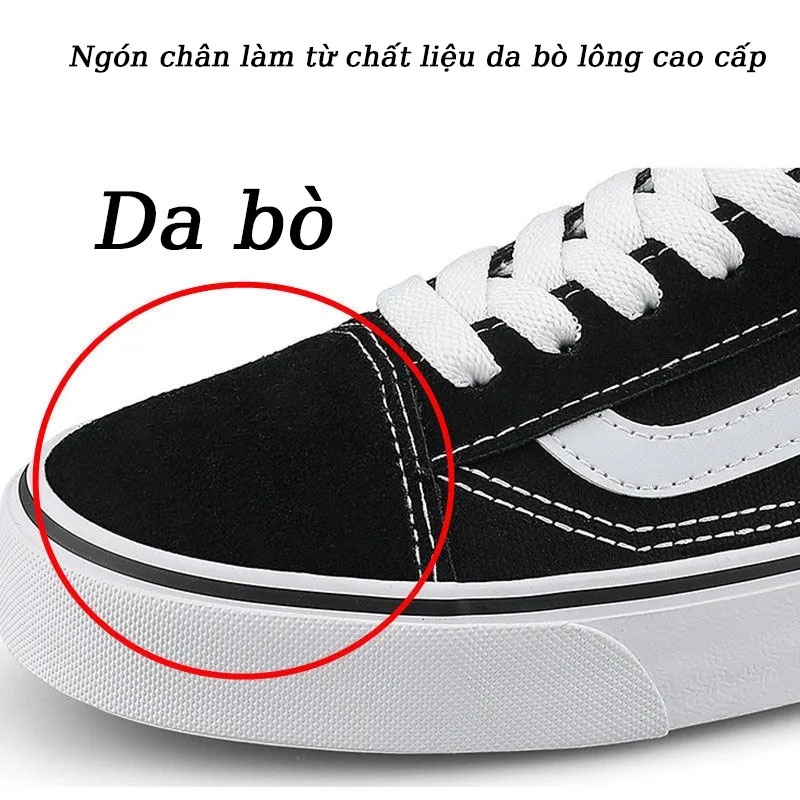 Giày thời trang vans old skool nam nữ sneaker đen (Full box + Bill) Giày vải cổ thấp thể thao hàn quốc đôi