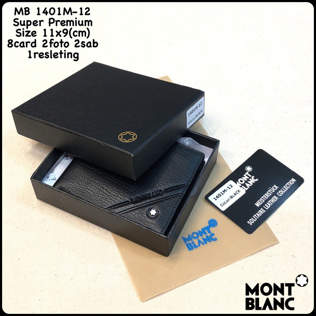 Montblanc Ví Da Nam 1401m-12 Thời Trang