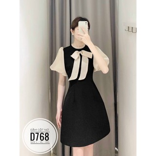 Bigsize Đầm cột nơ D768