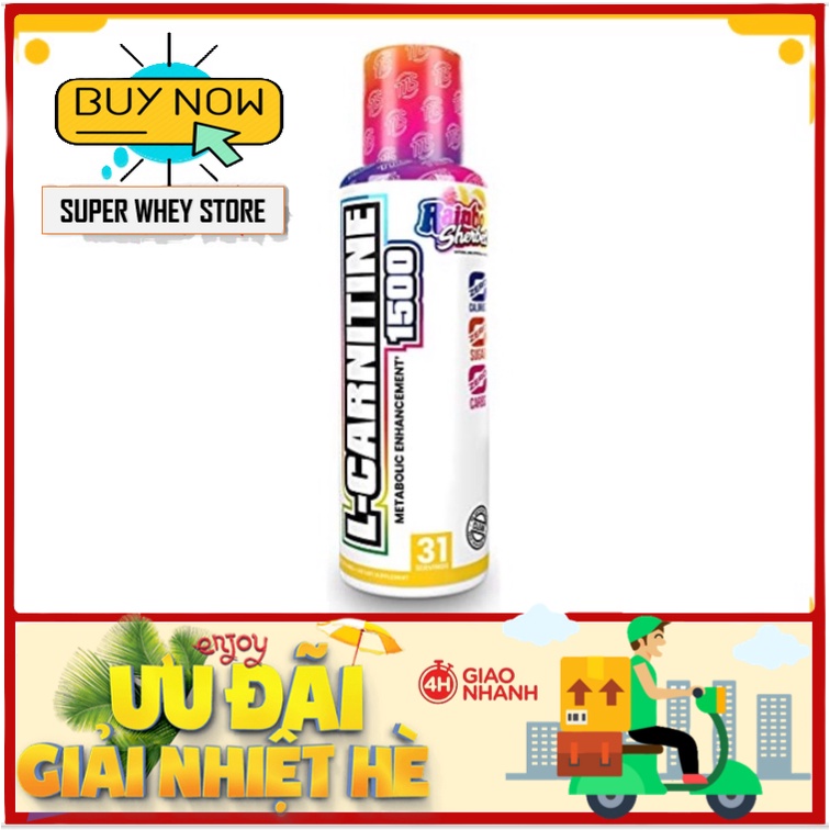 (HÀNG NỘI ĐỊA)   Hỗ Trợ Giảm Cân Giảm Mỡ An Toàn L- Carnitine 1500mg Dạng Siro Lỏng (31 lần dùng)
