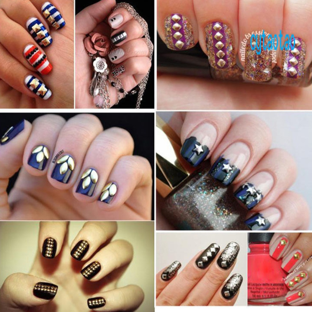 Hộp Kim Tuyến Lấp Lánh Nhiều Màu Sắc Dùng Trang Trí Móng Tay Nghệ Thuật