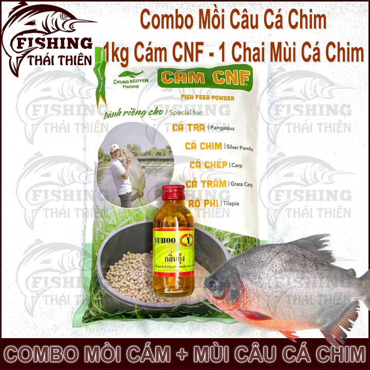 Mồi Câu Cá Chim , Combo 1kg Cám CNF + 1 Chai Tinh Mùi Thái Lan  Chuyên Câu Cá Chim