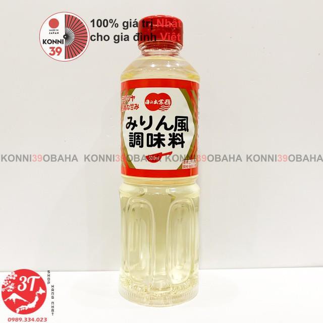 Rượu Mirin nấu ăn Hinode 500ml, rượu xào nấu | BigBuy360 - bigbuy360.vn