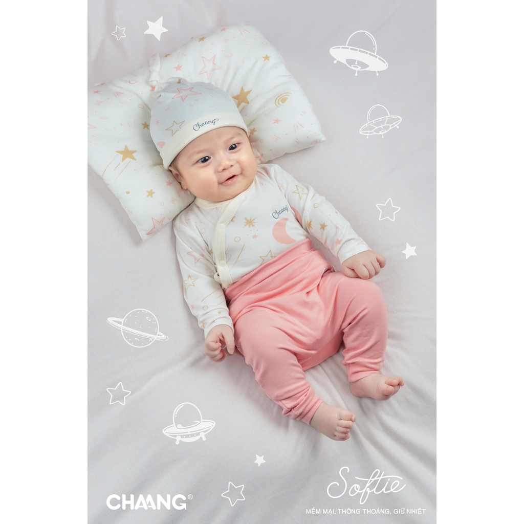 Chaang Set 2 quần dài cho bé sơ sinh , chất cotton dành cho bé từ 0 tháng đến 6 tháng AW2022D13