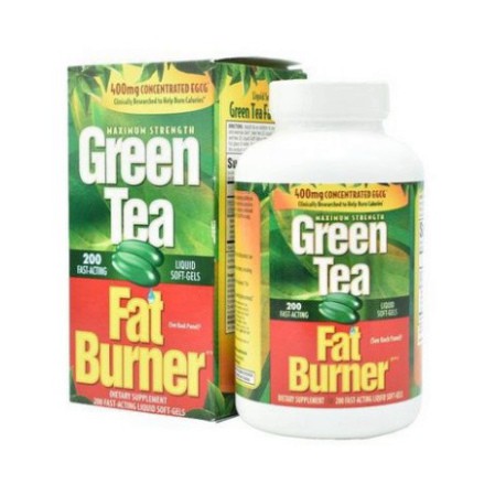 XẢ XẢ XẢ Viên uống giảm cân từ trà xanh Green Tea Fat Burner 200 viên của Mỹ XẢ XẢ XẢ