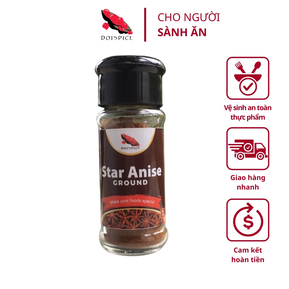 Bột Hoa Hồi Doispice 25g cực thơm tiện sử dụng
