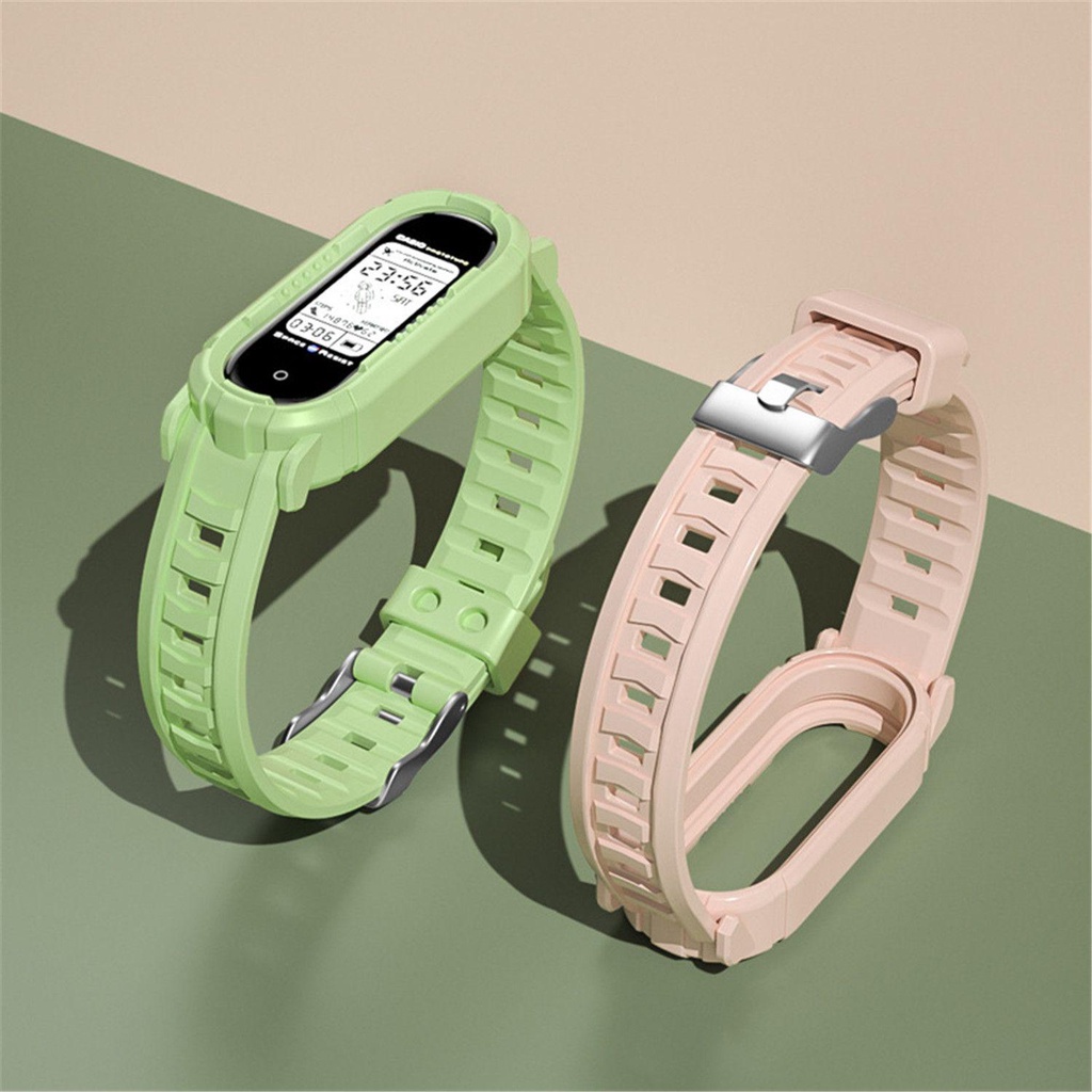 Dây Đeo Thay Thế Bằng Silicone Chống Trượt Cho Xiaomi Mi Band 6 5 4 3