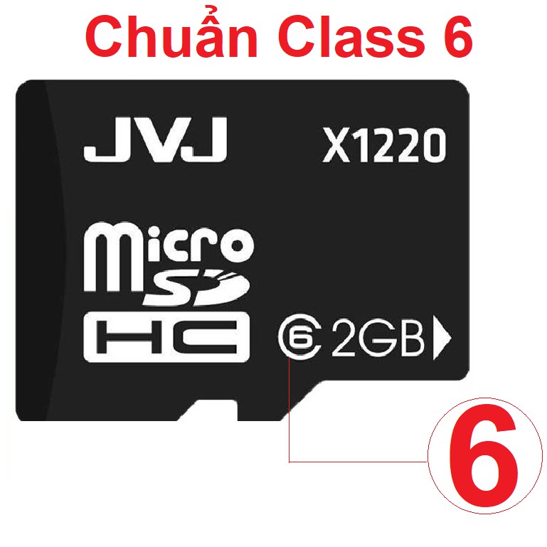 Thẻ nhớ 2G JVJ C10 tốc độ cao microSDHC