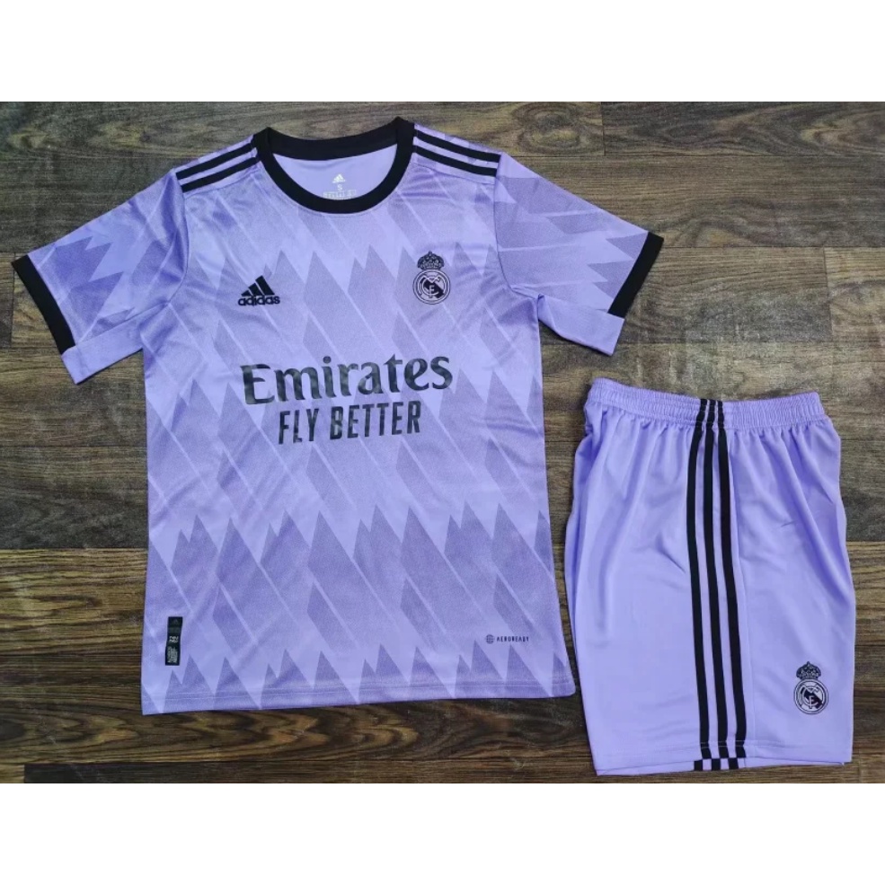 Bộ Quần Áo Bóng Đá Tay Ngắn Đội Real Madrid 22-23