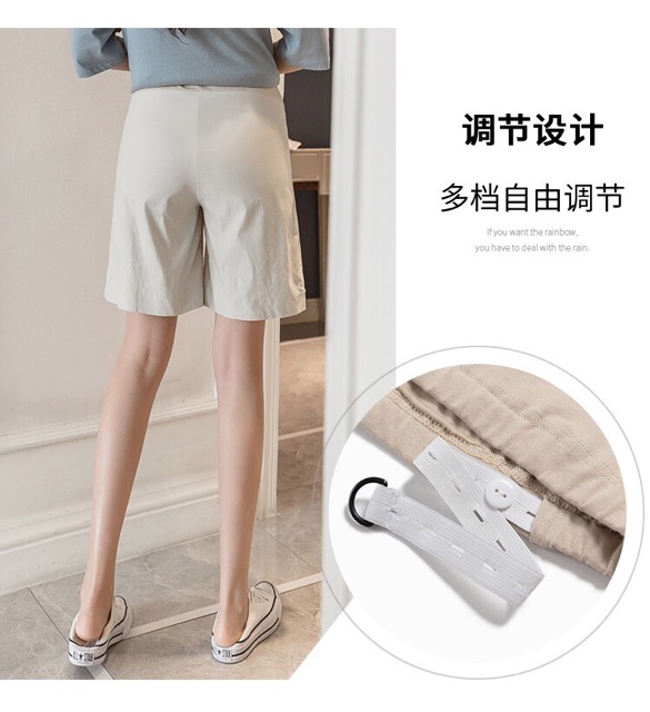 Quần short lửng cho bà bầu( sẵn hàng giao ngay)