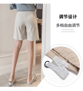 Quần short lửng cho bà bầu có tăng giảm bụng (sẵn hàng giao ngay)
