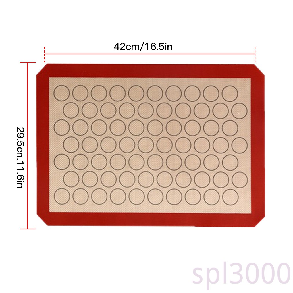 Thảm Nướng Bánh Bằng Silicon Chống Dính Tái Sử Dụng Tiện Lợi