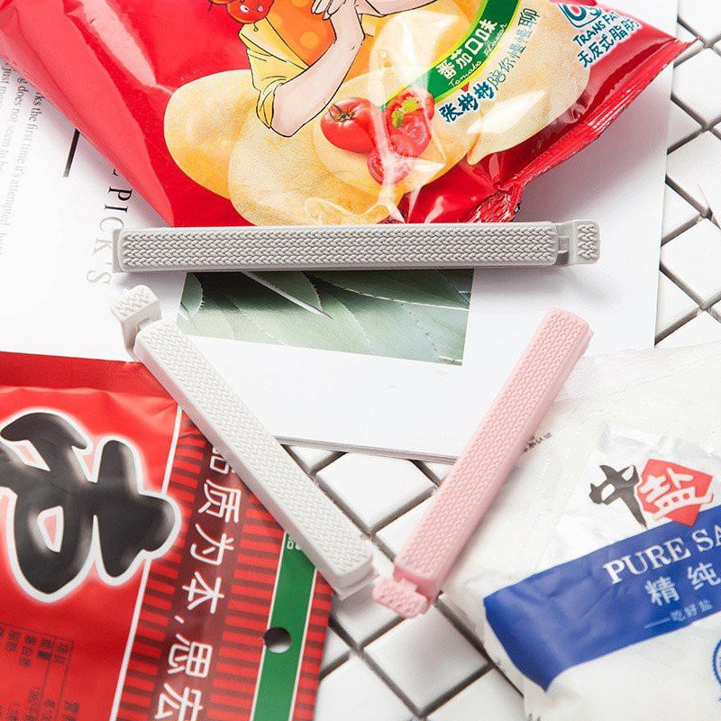 SET 2 Kẹp Miệng Túi Đầy Sắc Màu Bảo Quản Thực Phẩm Thức Ăn Tiện Lợi 88216