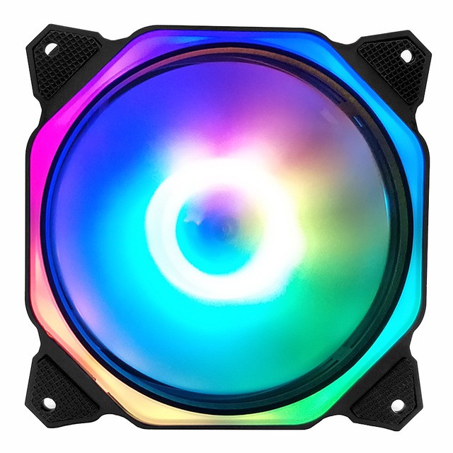 [Xả Kho] Quạt Tản Nhiệt, Fan Case Coolmoon Symphony V8 Plus Led RGB - Đồng Bộ Hub Coolmoon