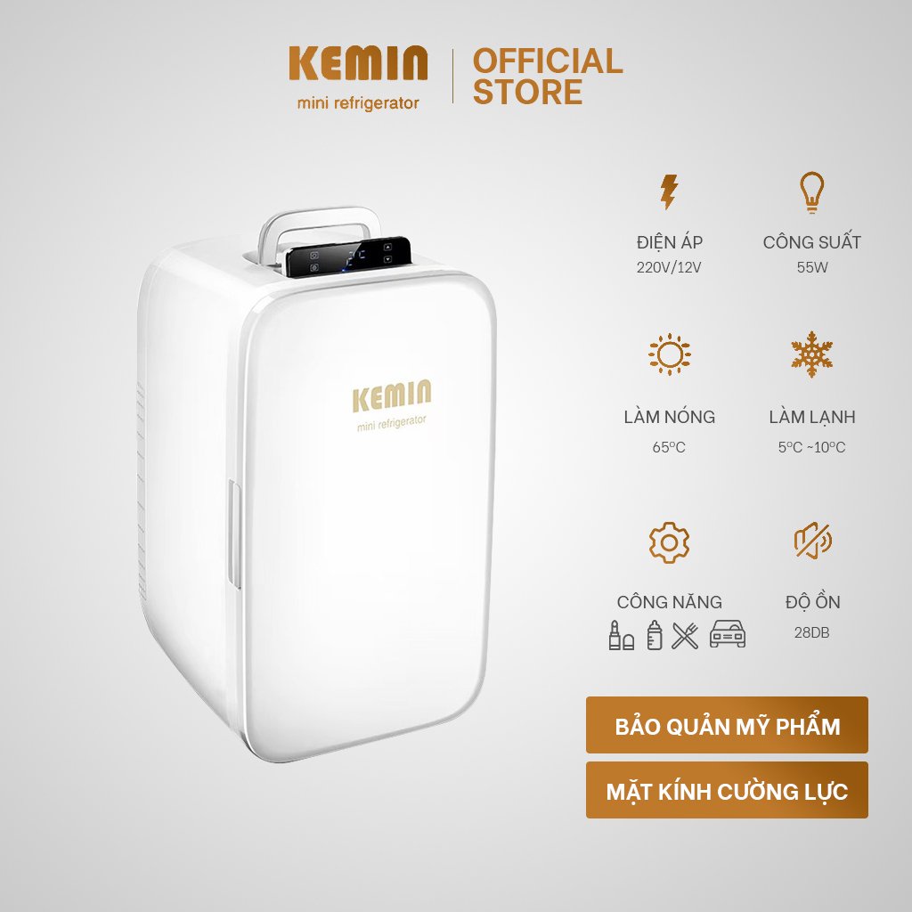 Tủ lạnh mini KEMIN 25L chính hãng chỉnh nhiệt