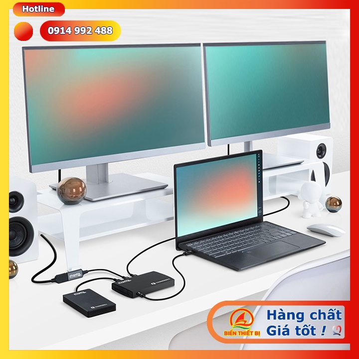 Cáp Thunderbolt 4 Male to Male dài 2M tốc độ 40GB hình ảnh 8K sạc nhanh 5A/100W PD