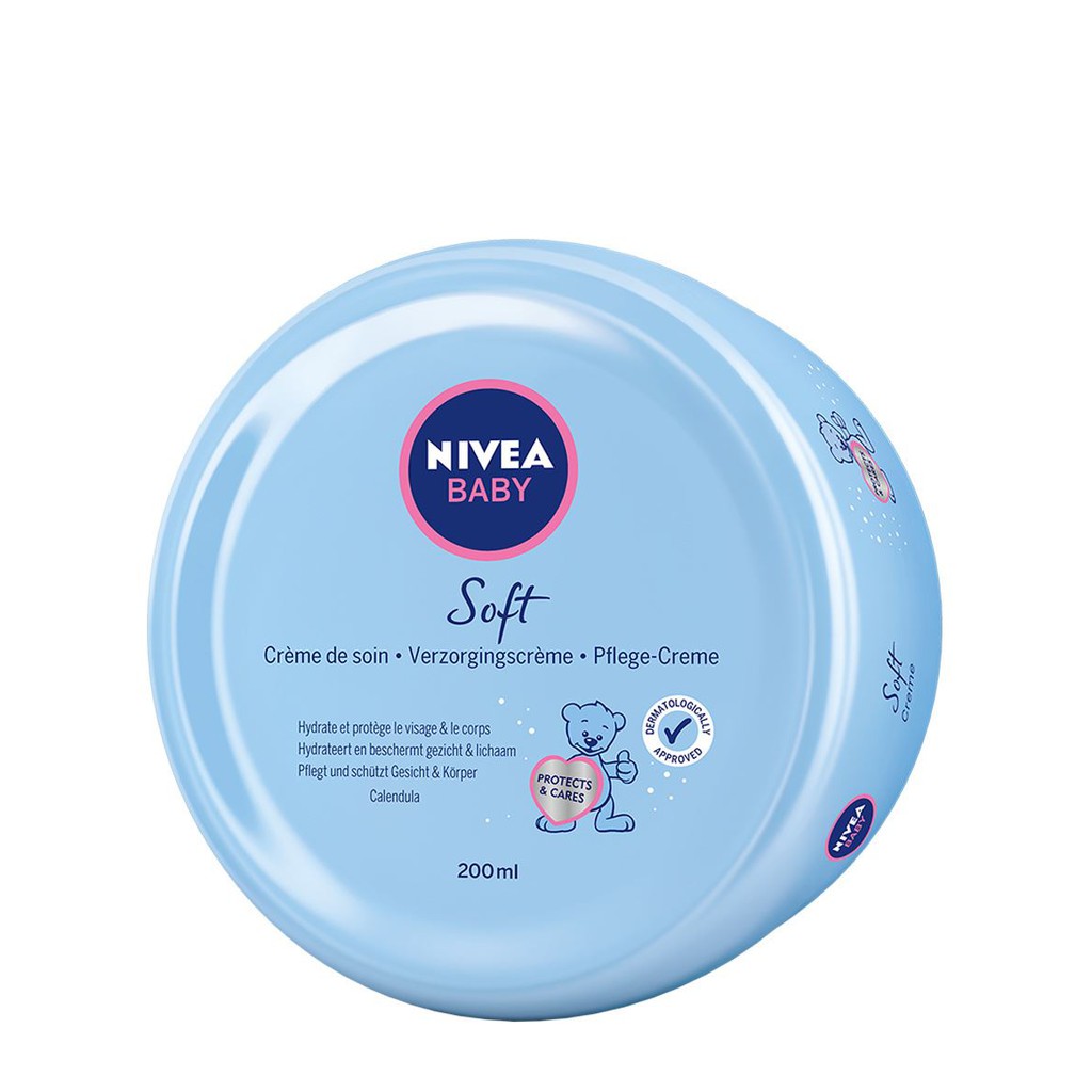 Kem Dưỡng Da Cho Bé NIVEA Baby Soft – Nội địa Đức 200ML