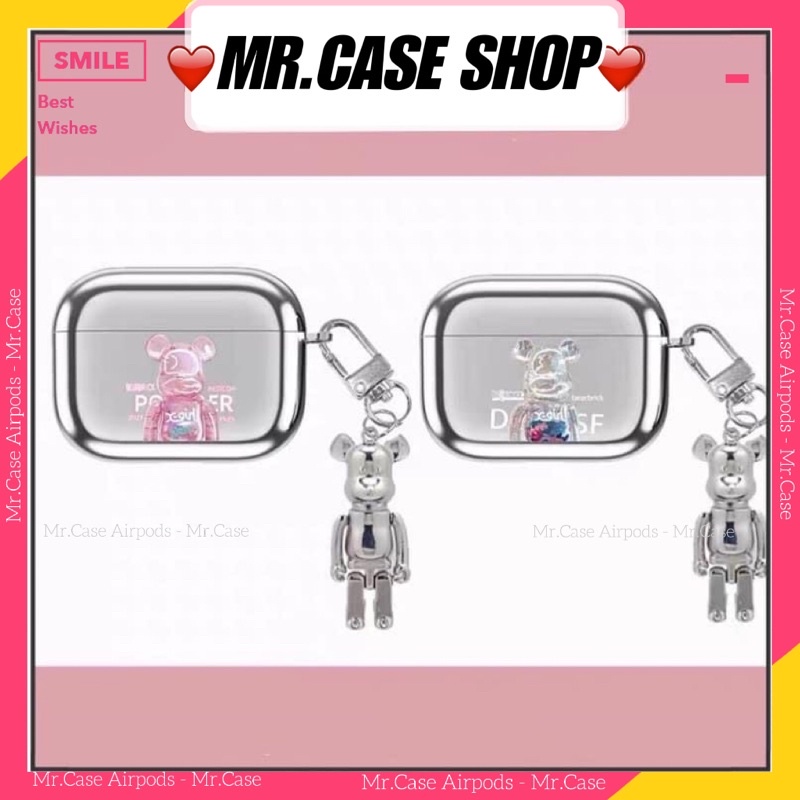 Case Airpods 1/2 /Pro Vỏ Ốp Tai Nghe Hình Kaws Màu Hồng Và Trăng Siêu  Ngầu Tráng Gương Kèm Móc khoá - Mr.Case AirPods
