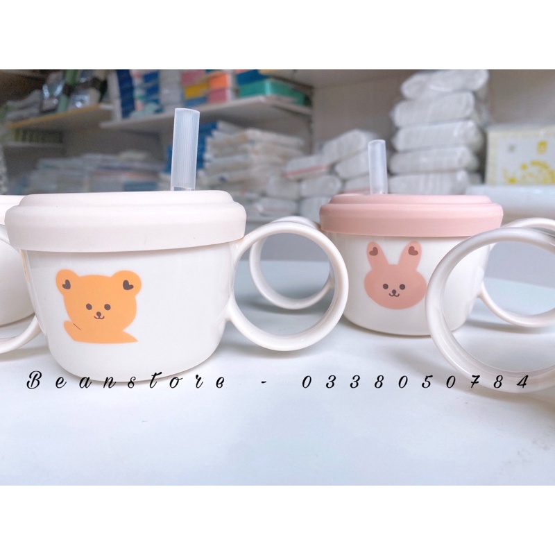 [ Hàng Mới Về ] Cốc uống nước và ăn bánh snack Hàn Quốc cho bé