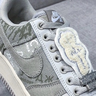 GIÀY AIR AF1 TRAVIS SCOT GREY LAI AU [ FULL BOX +FREE SHIP ]