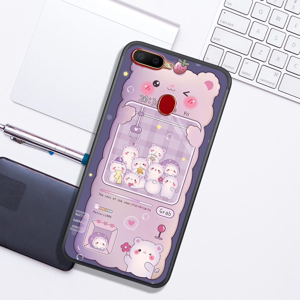 Ốp Lưng OPPO A5S - A7 - A12 - F9 , In Hình Sinh Động, Dễ Thương, Màu Sắc Cá Tính..