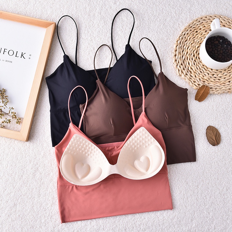 Áo Ngực Su 2 Quây Nữ Bralette Mút Mỏng Chất Su Mát Lịm DAN L&amp;U A122