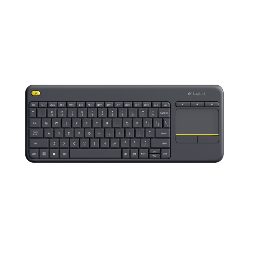 [Mã 33ELSALE hoàn 7% đơn 300K] Bàn phím không dây Logitech K400 Plus TV Đen