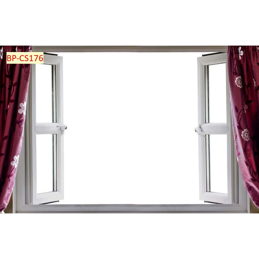 Tranh 3d dán tường cửa sổ hiện đại