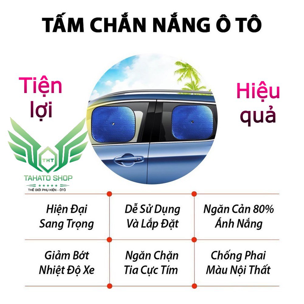 [combo] 2 Miếng che nắng bên trong ô tô, xe hơi  Loại dày dặn