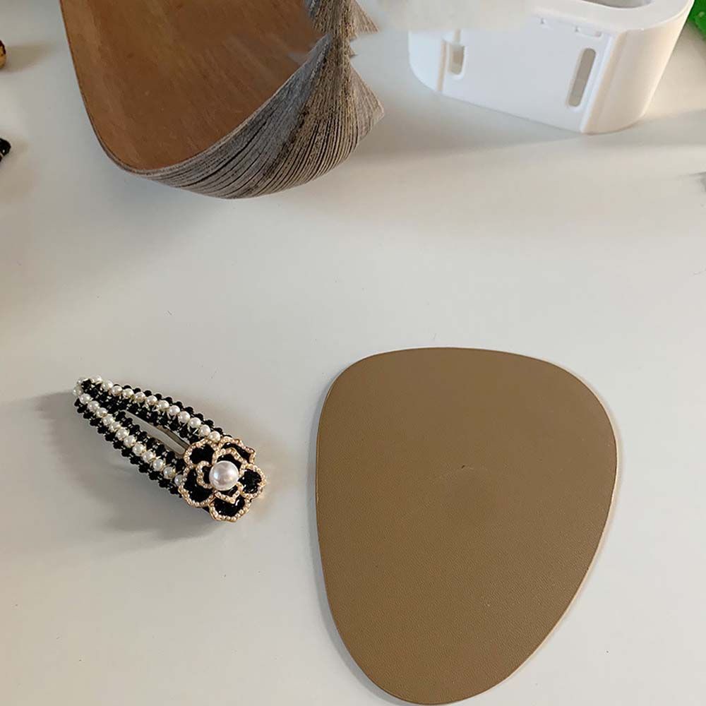 Kẹp tóc hình học đính ngọc trai giọt nước phong cách Hàn Quốc cho nữ