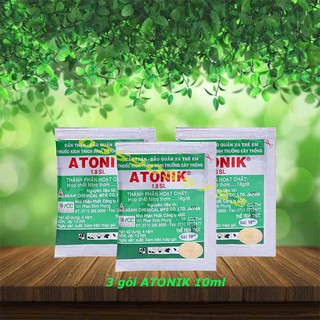 Thuốc kích mầm, kích rễ, kích thích sinh trưởng cây trồng Atonik 3 gói