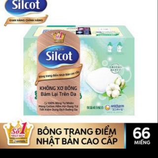 Bông tẩy trang silcot cao cấp hộp 66 miếng/40 miếng