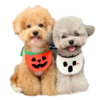 Yếm Ăn Họa Tiết Halloween Cho Thú Cưng
