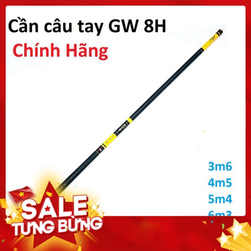 Cần câu cá ❤️FREE SHIP❤️ Cần câu tay 8H size 3m6 đến 6m3 chính hãng T1999 ,đảm bảo rẻ nhất