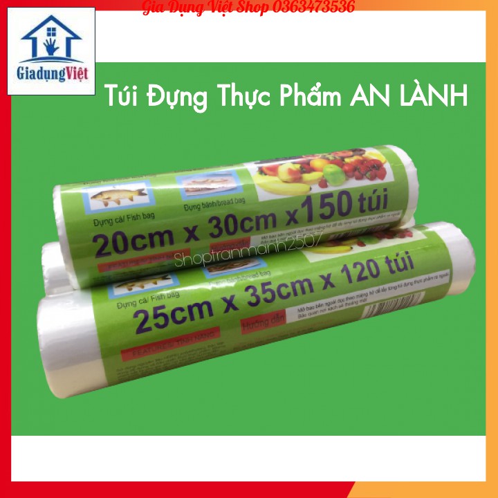 Combo 3 cuộn túi đựng thực phẩm AN LÀNH