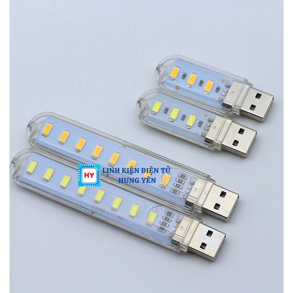 Đèn LED mini cắm USB thích hợp để bàn học làm đèn ngủ - đèn học - đèn làm việc máy tính