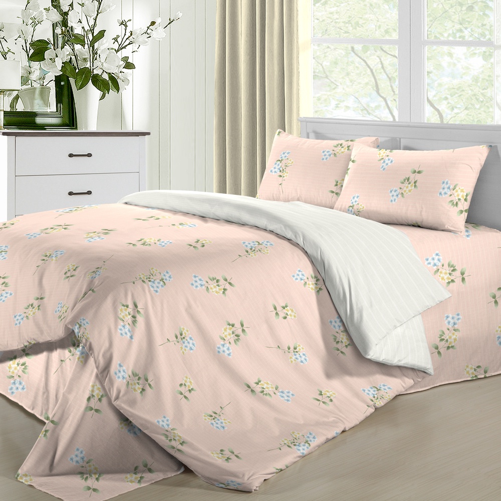 Bộ ga áo gối Micro Satin Livia 1m6x2m +30cm