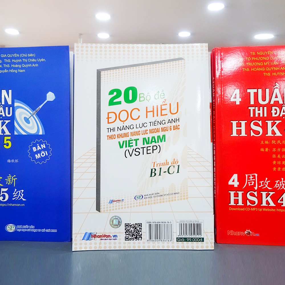 Sách - 20 Bộ Đề Đọc Hiểu Thi Năng Lực Tiếng Anh Theo Khung Năng Lực Ngoại Ngữ 6 Bậc Việt Nam (VSTEP)