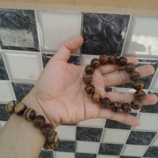 VÒNG TAY CẶP ĐÔI TRẦM ZEBRA INDONESIA