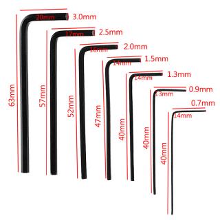Set 7 Chìa Vít Lục Giác 0.7mm-3mm