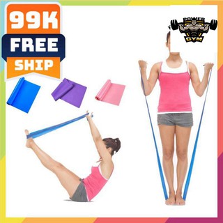 Freeship 💥 Dây thun bản rộng tập thể lực và yoga 💥 rẻ vô địch 💥 Dây tập gym bản dài
