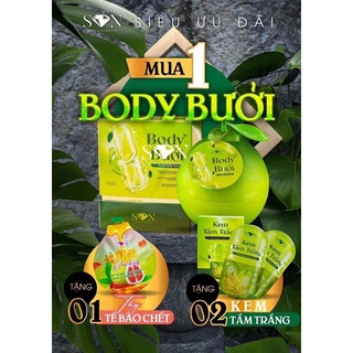 Kem body cốt ủ bưởi s.o.n - mua 1 kem body bưởi tặng 3 gói tắm trắng
