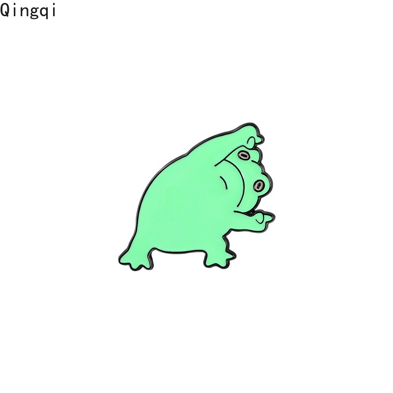 Ghim cài áo Miss Zoe hình chú ếch hoạt hình dễ thương xinh xắn