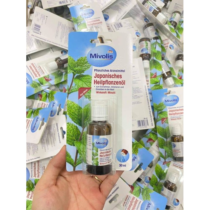 Tinh dầu bạc hà Mivolis 30ml với nhiều công dụng giúp chăm sóc và bảo vệ cơ thể