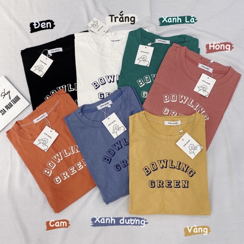 Áo Thun Bowling NH1 Form Rộng Hàng Quảng Châu Thun Khô Mỏng Mát